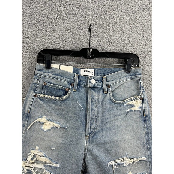 Agolde 90s Midrise Loose Fit Jeans Unhinged - Picture 5 of 12